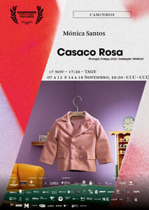 “O Casaco Rosa”, de Mónica Santos (Animação, 08’20”, Portugal, França, 2022)